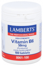 Vitamin B6 50 Mg 100 Tabletas Lamberts - Lamberts