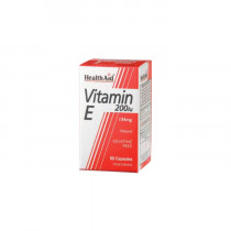 Vitamina E natural 200 Iu 60 Cápsulas Health Aid