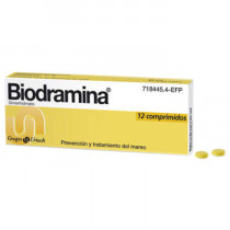 Biodramina (50 Mg 12 Comprimidos)