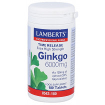 Ginkgo 6000Mg 180 Tabletas Lamberts