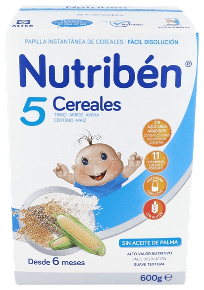 Nutriben 5 Cereales 600 gr